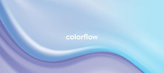 Vector abstract liquid color flow background design