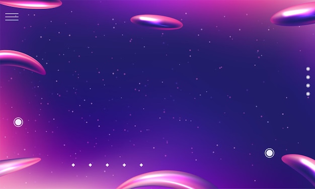 Abstract liquid colored shapes background