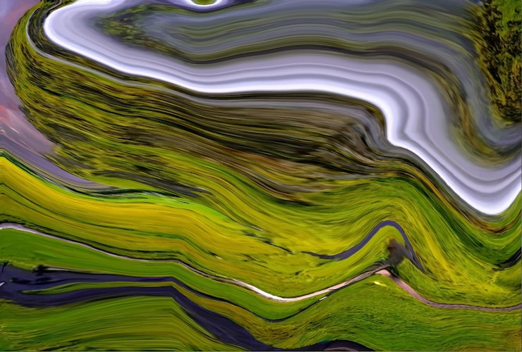 Vector abstract liquid fluid marble background design
