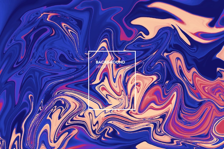 Vector abstract liquid marble texture modern background premium vector