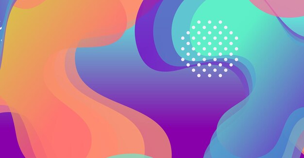 Abstract liquid wave background with colorful background