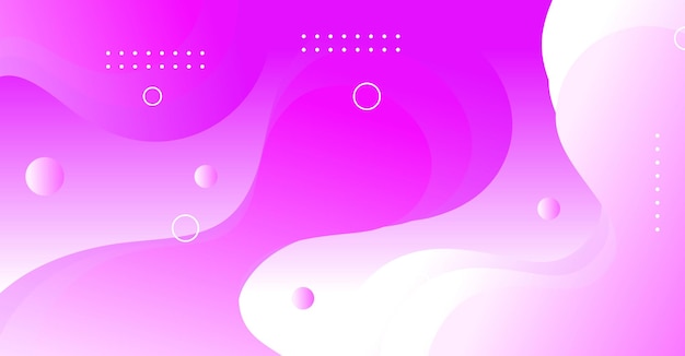 Abstract liquid wave background with magenta and white gradient color background