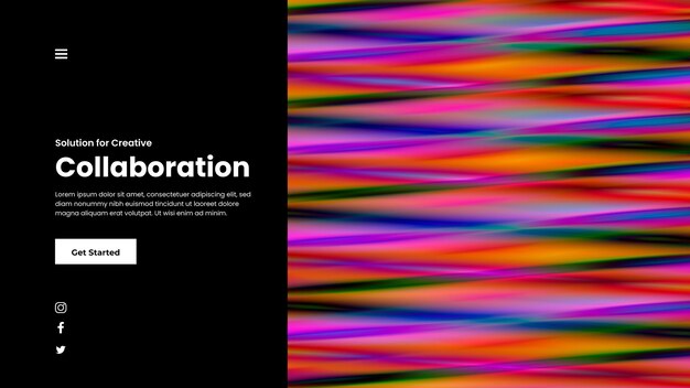 Vector abstract log in web design