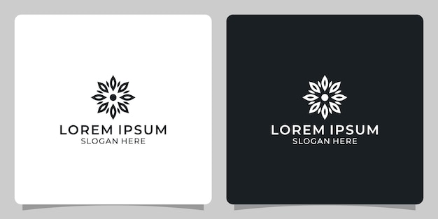 Abstract logo Beauty Spa salon Cosmetics brand Linear. Looped Leaf Logotype vector design Luxury