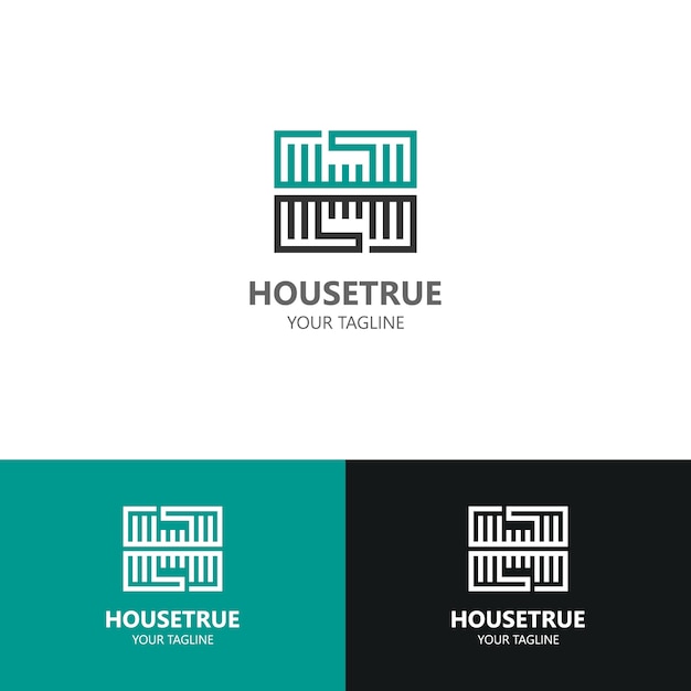 Abstract logo, beginletter H