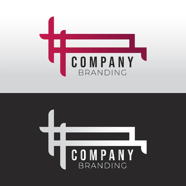 Abstract logo, company logo design vector