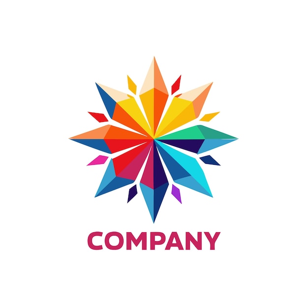企業ビジネス会社の抽象的なロゴデザイン