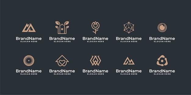 Abstract logo design bundle inspirations