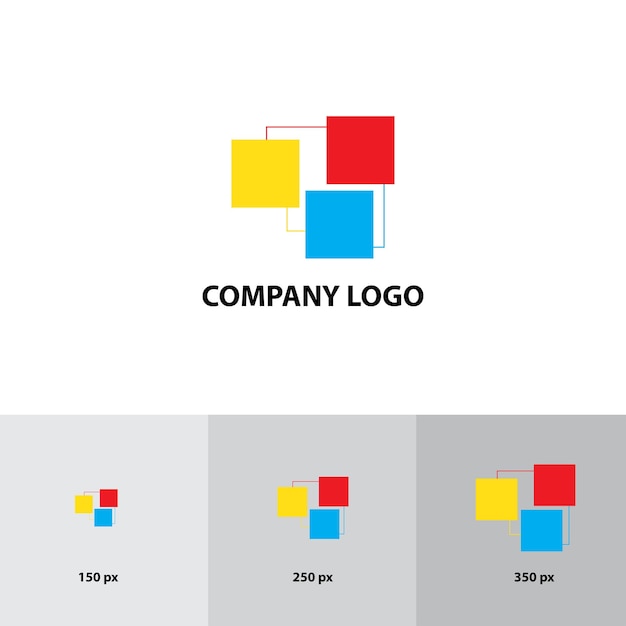 abstract logo design, can be used for brand and company