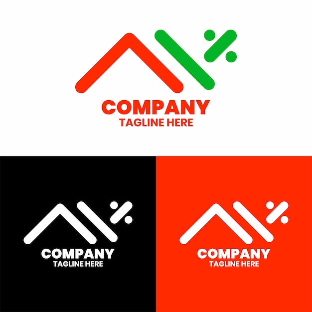 회사에 대한 추상적인 로고 디자인
