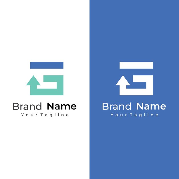 Abstract logo design initial letter G Minimalist creative and modern logotype symbol isolated from the background Can be used for identity and branding