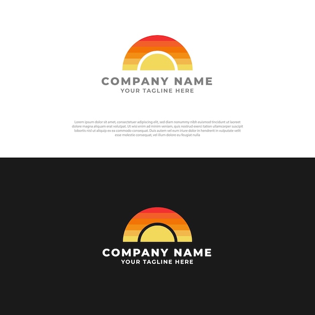 Logo design astratto