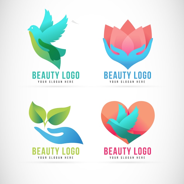 Vector abstract logo ontwerp