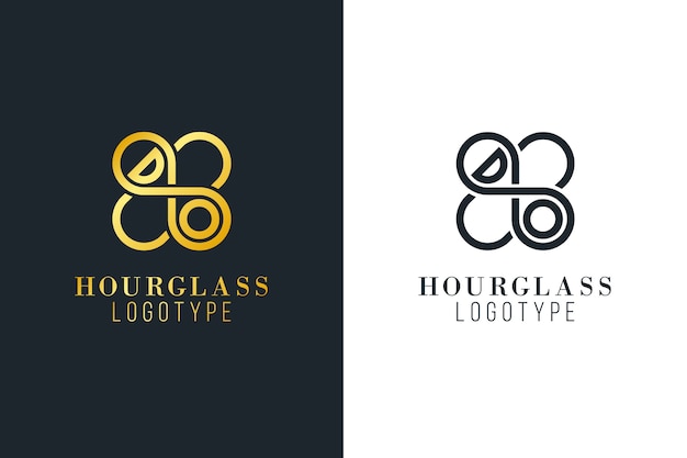 Abstract logo in two versions