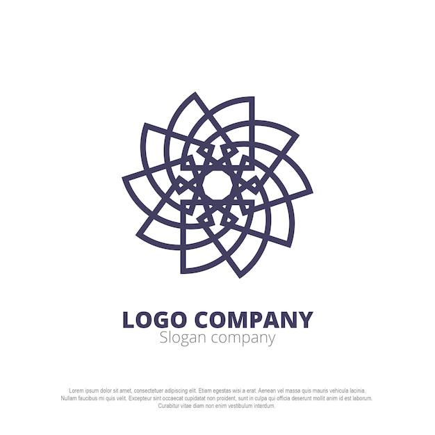 Abstract logo van de ster