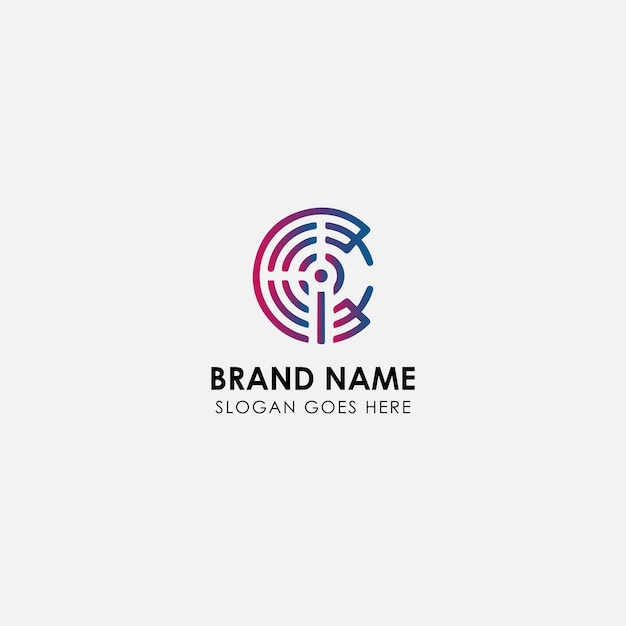 abstract logo vector design template