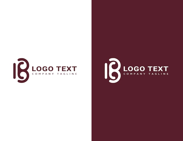 Abstract logo with b letter