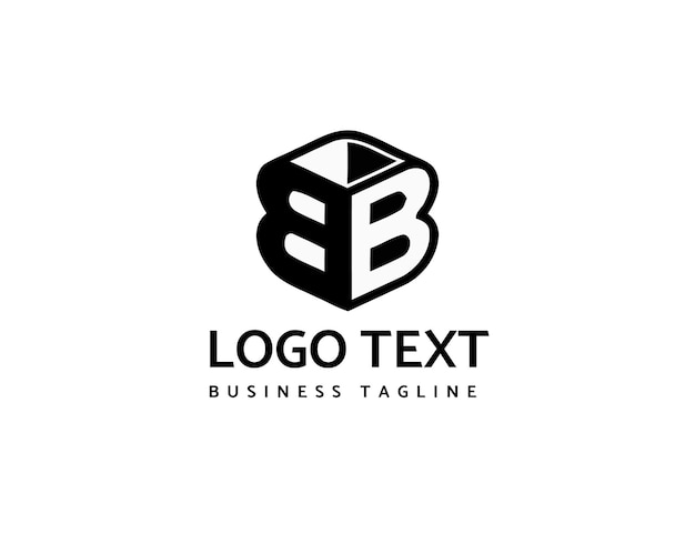 Vector abstract logo with b letter