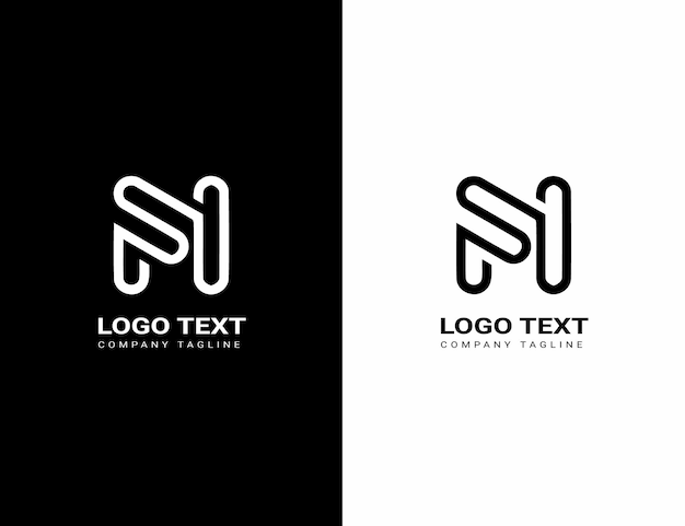 Abstract logo with F shape