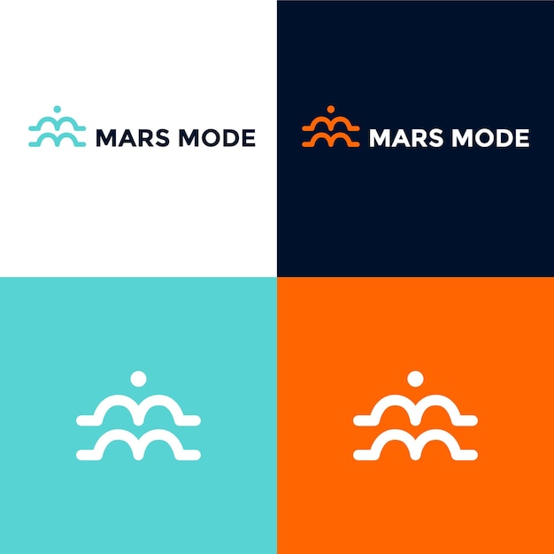 Abstract logo with style modernism