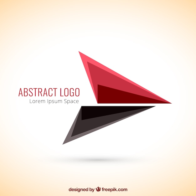 Abstract logo with triangles