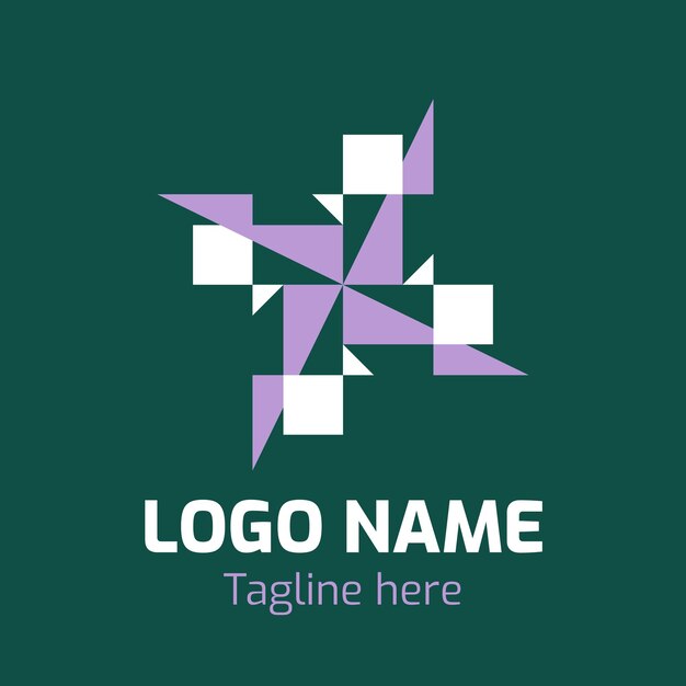 Vector abstract logodesign for company