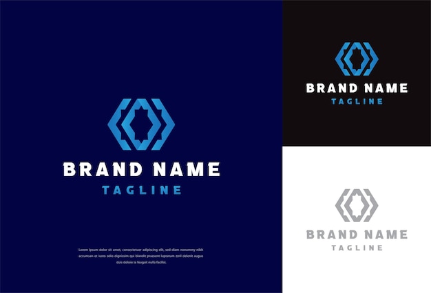 Мега коллекция абстрактных логотипов Геометрические абстрактные логотипы Дизайн элементов логотипа