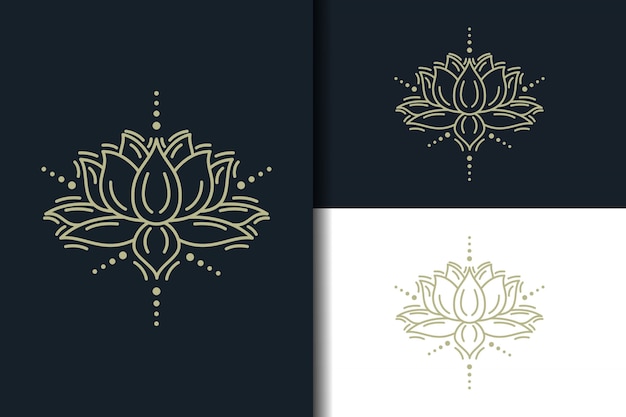 Abstract lotus logo