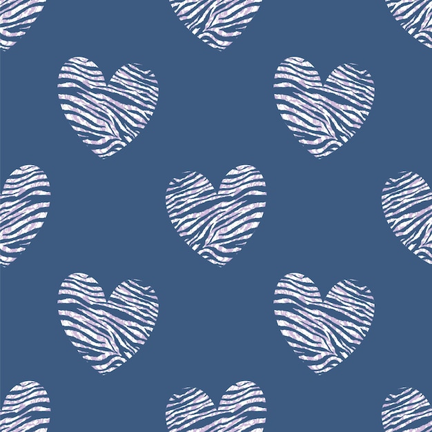 Abstract love hearts vector illustration seamless all over print pattern background