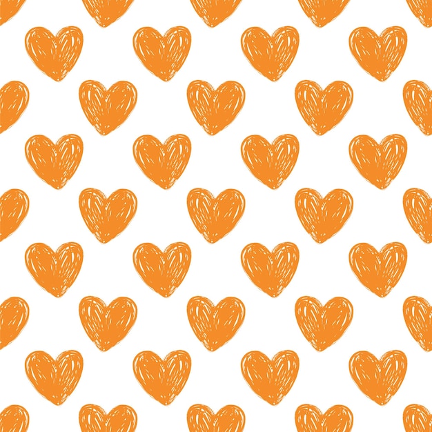 Abstract love hearts vector illustration seamless all over print pattern background