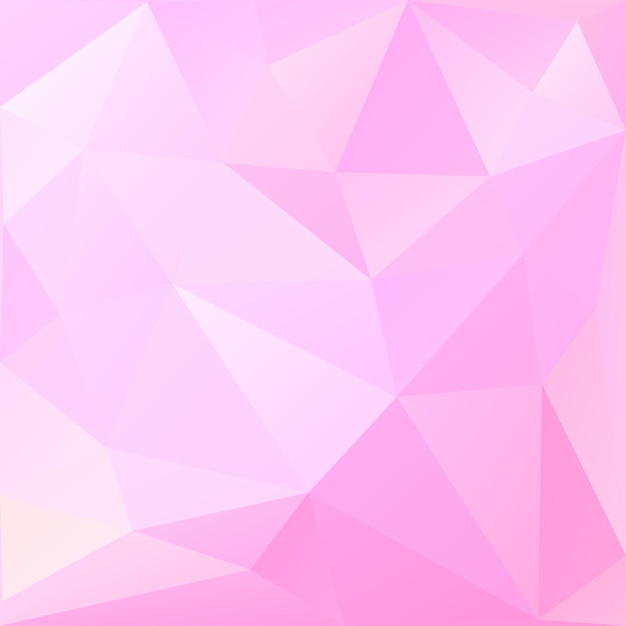 Abstract low poly background of triangles in light violet colors