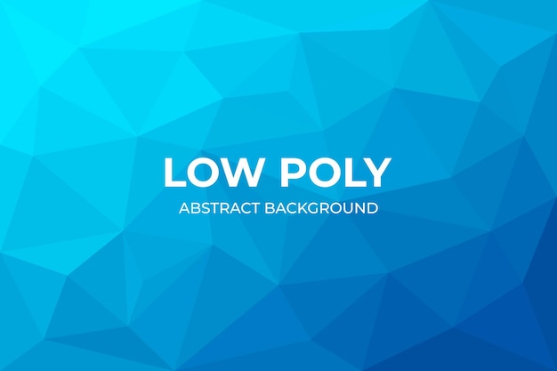 Abstract low poly background with polygonal shapes of triangles