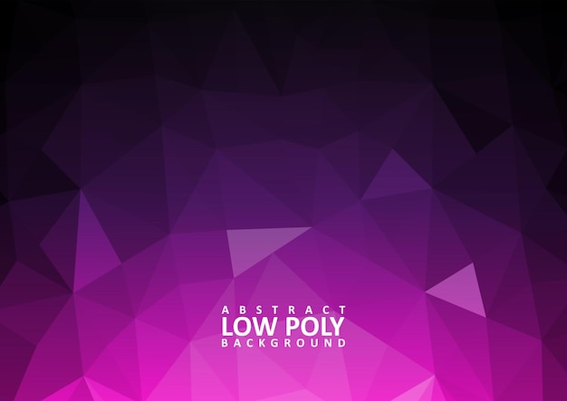 Abstract low poly background with triangle shapes