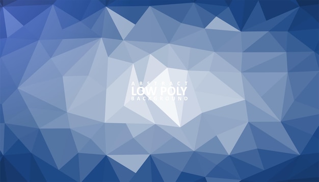 Abstract low poly background with triangle shapes