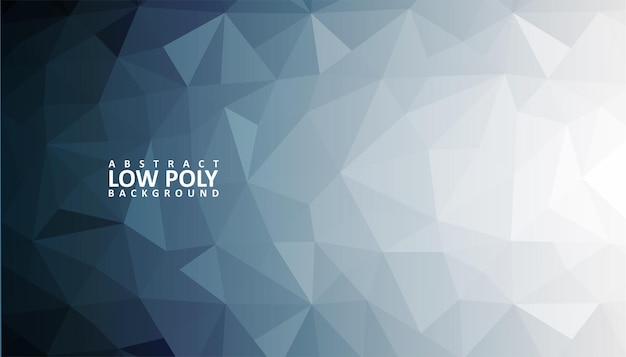 Abstract low poly background with triangle shapes