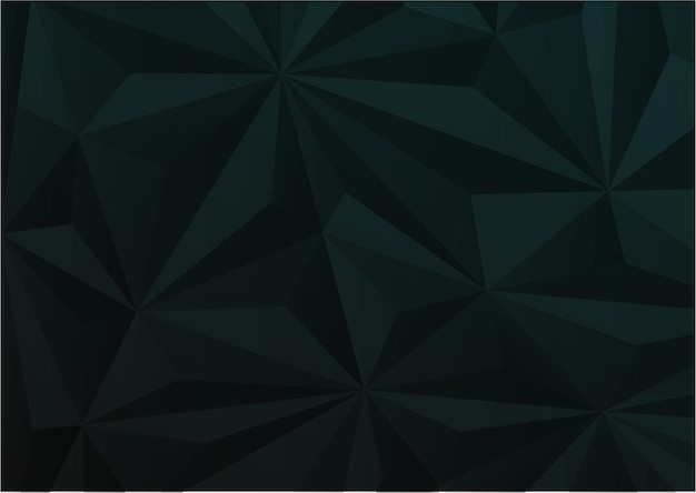 Abstract low poly dark background with triangle shapes