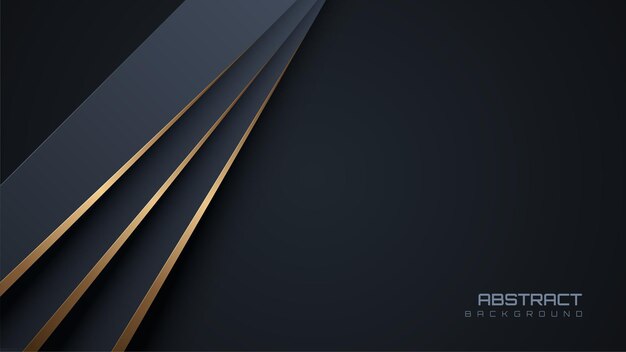 abstract luxury black and gold lines abstract background elegant for wallpaper magazine brochure