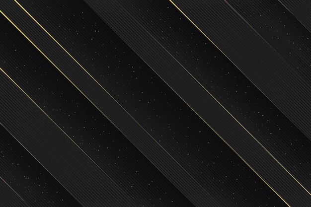 Abstract luxury diagonal striped background with sprayed gold glitter effect