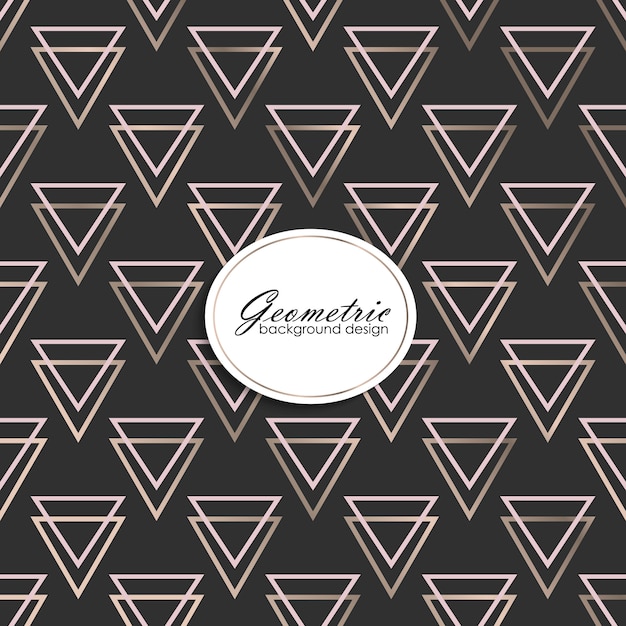 Abstract luxury geometric pattern. Fashion background