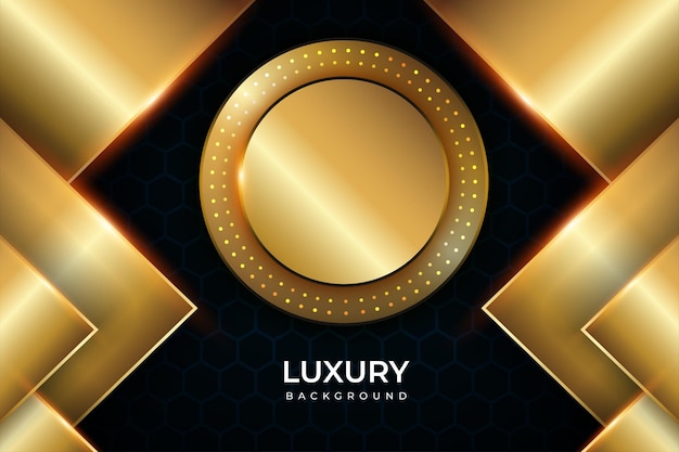 Vector abstract luxury gold background