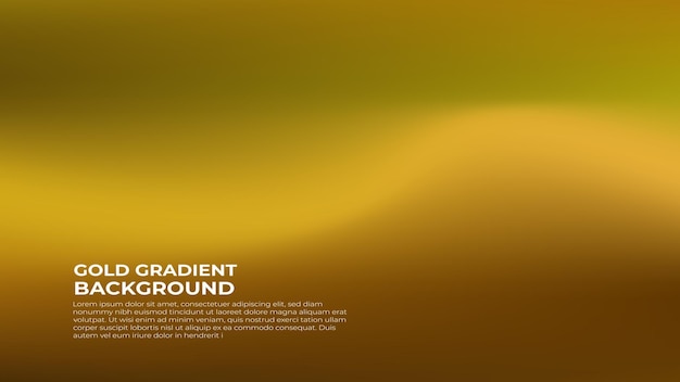 Vector abstract luxury gold color gradient design background