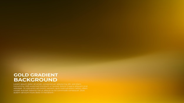 Vector abstract luxury gold color gradient design background