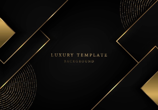 Abstract luxury golden template design artwork