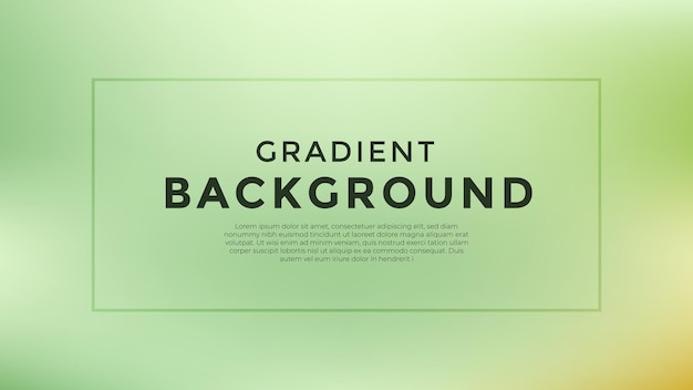 Abstract luxury green gradient design background banner