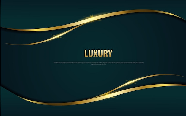 Abstract luxury green premium background