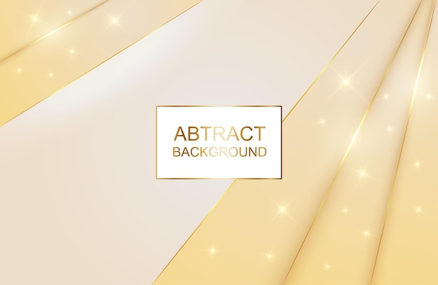 Абстрактный роскошный блестящий и золотой градиент цвета фона Векторная иллюстрация дизайна