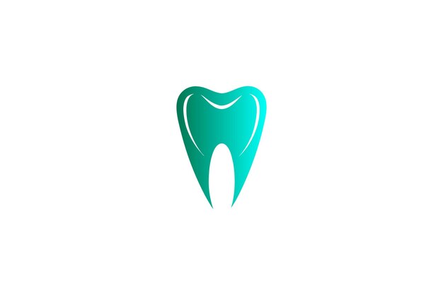 abstract m letter dental logo concept