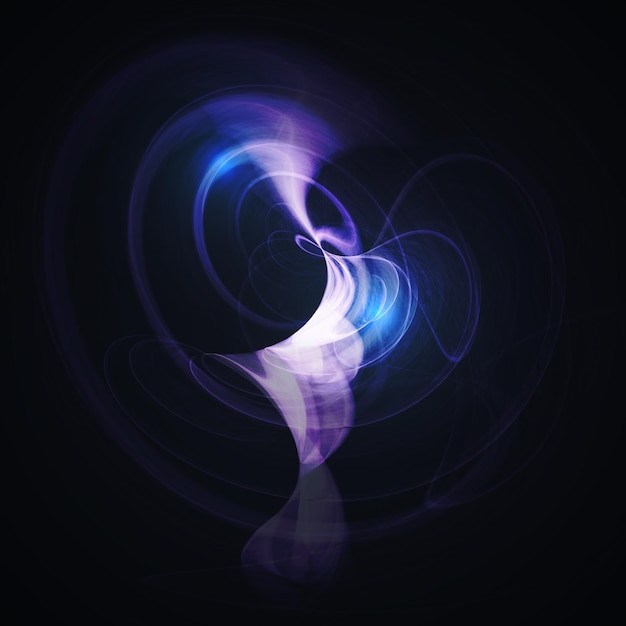 abstract magical background futuristic fractal illustration