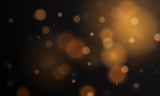 Vector abstract magical background with bokeh lights effect