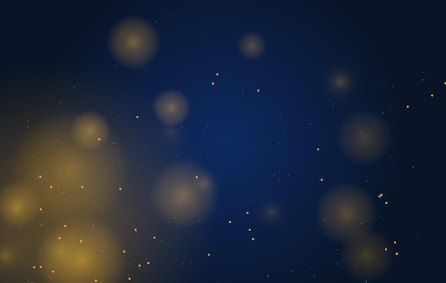 Abstract magical bokeh lights effect background